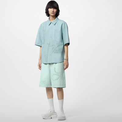Louis Vuitton Perforated Leather Short-Sleeved Shirt outlook