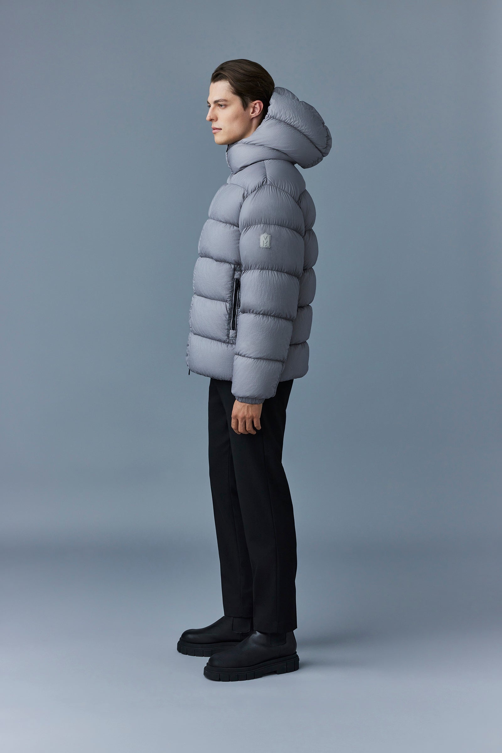 ADELMO-LC Heavy down jacket with soft-wash crinkle - 4