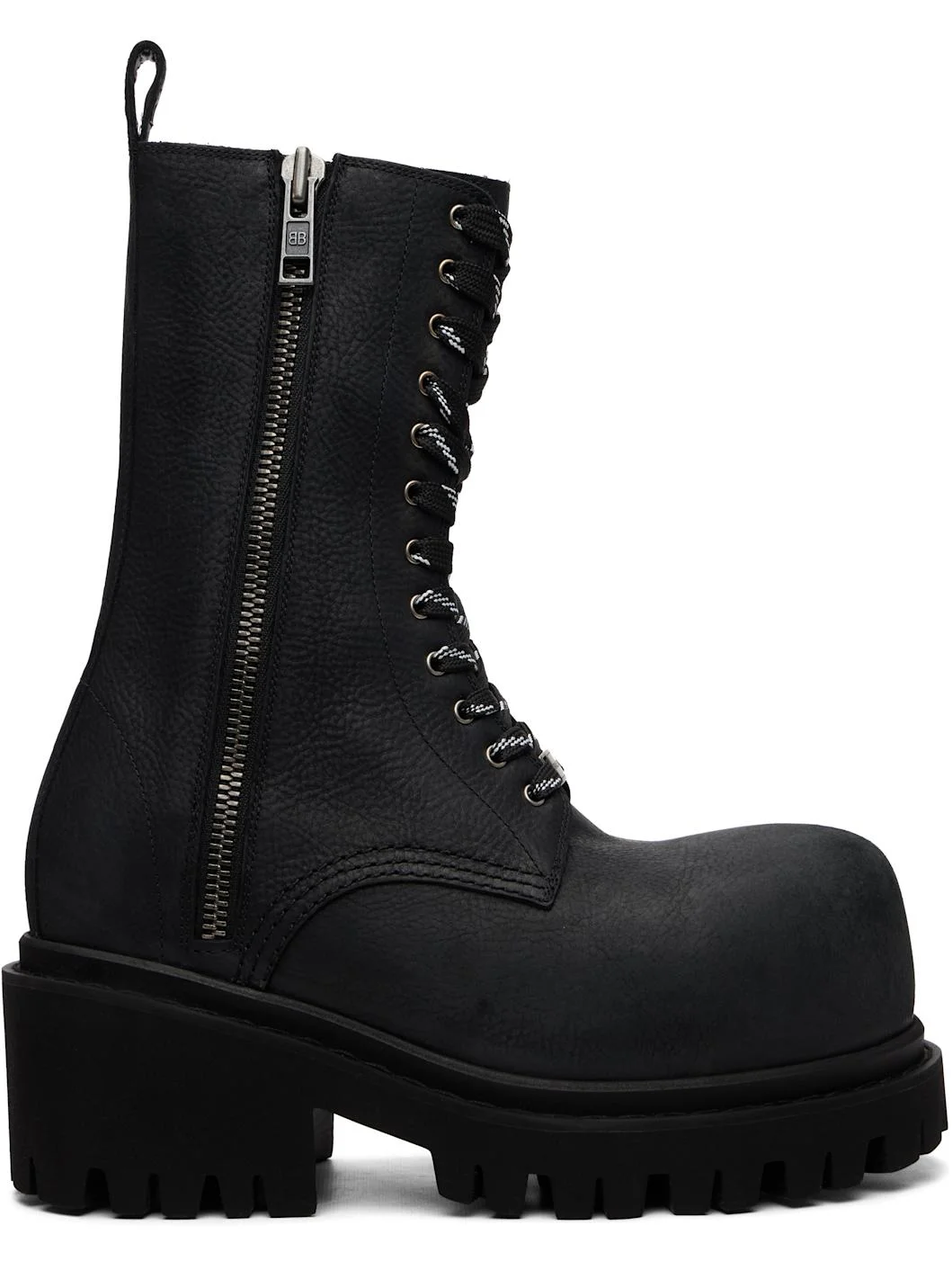 Black Stomper Boots - 1