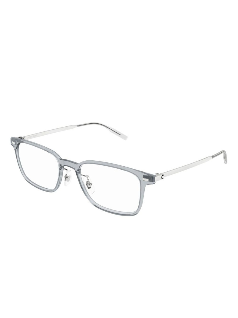 Montblanc rectangle-frame glasses outlook