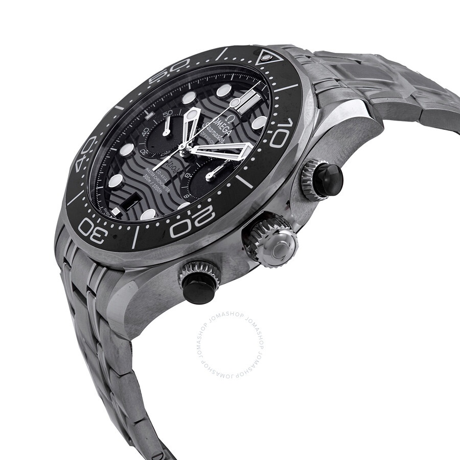Omega Seamaster Chronograph Automatic Chronometer Black Dial Men's Watch 210.30.44.51.01.001 - 2