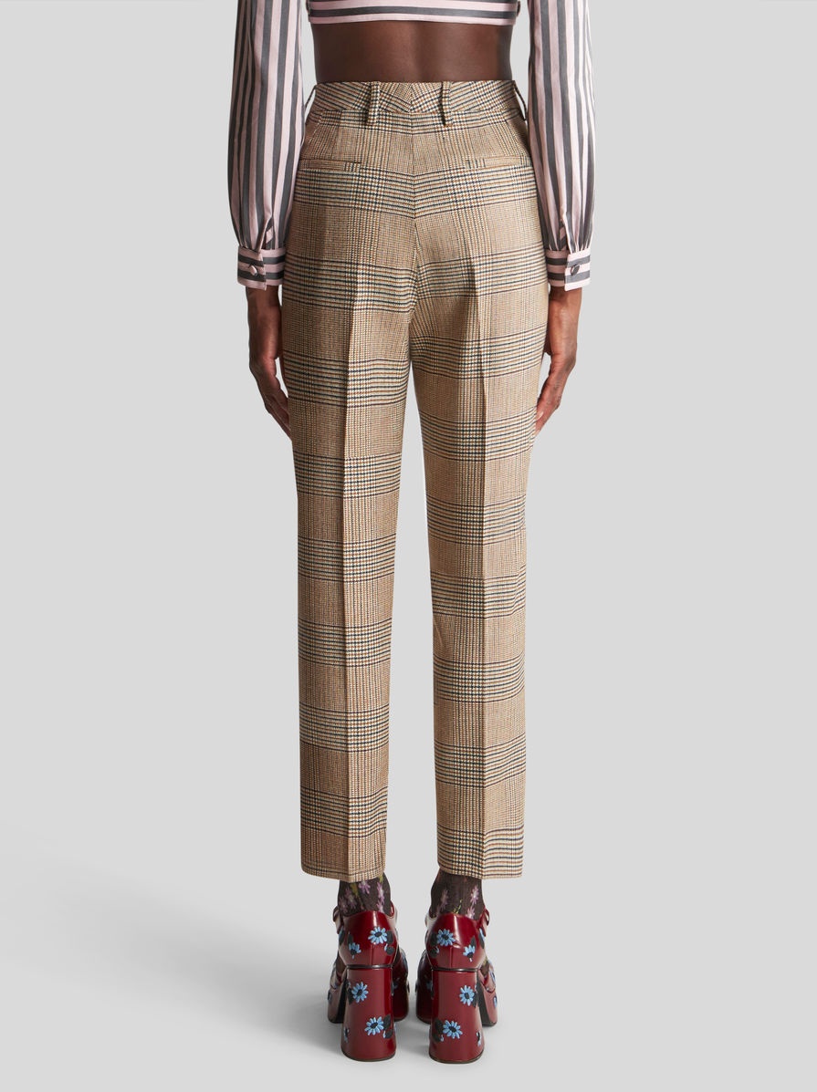 TAILORED PRINCE OF WALES TROUSERS - 5