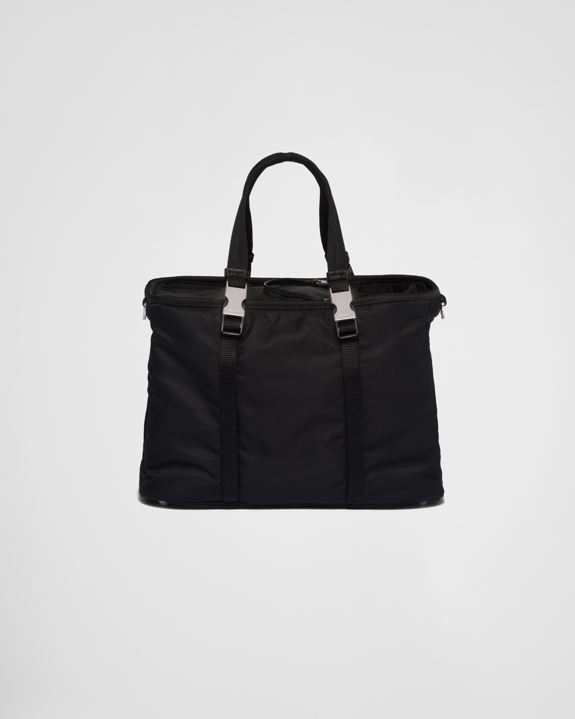 Re-Nylon and Saffiano leather pet bag - 3