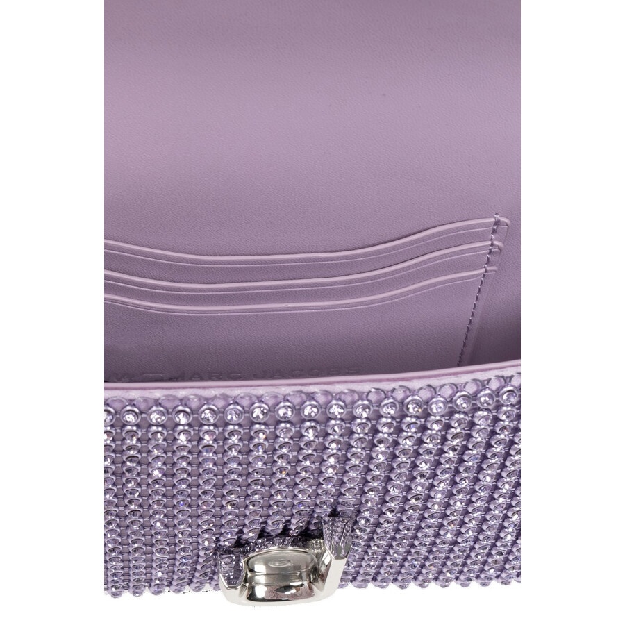 Marc Jacobs Wisteria The J Marc Mini Shoulder Bag In Rhinestone - 4