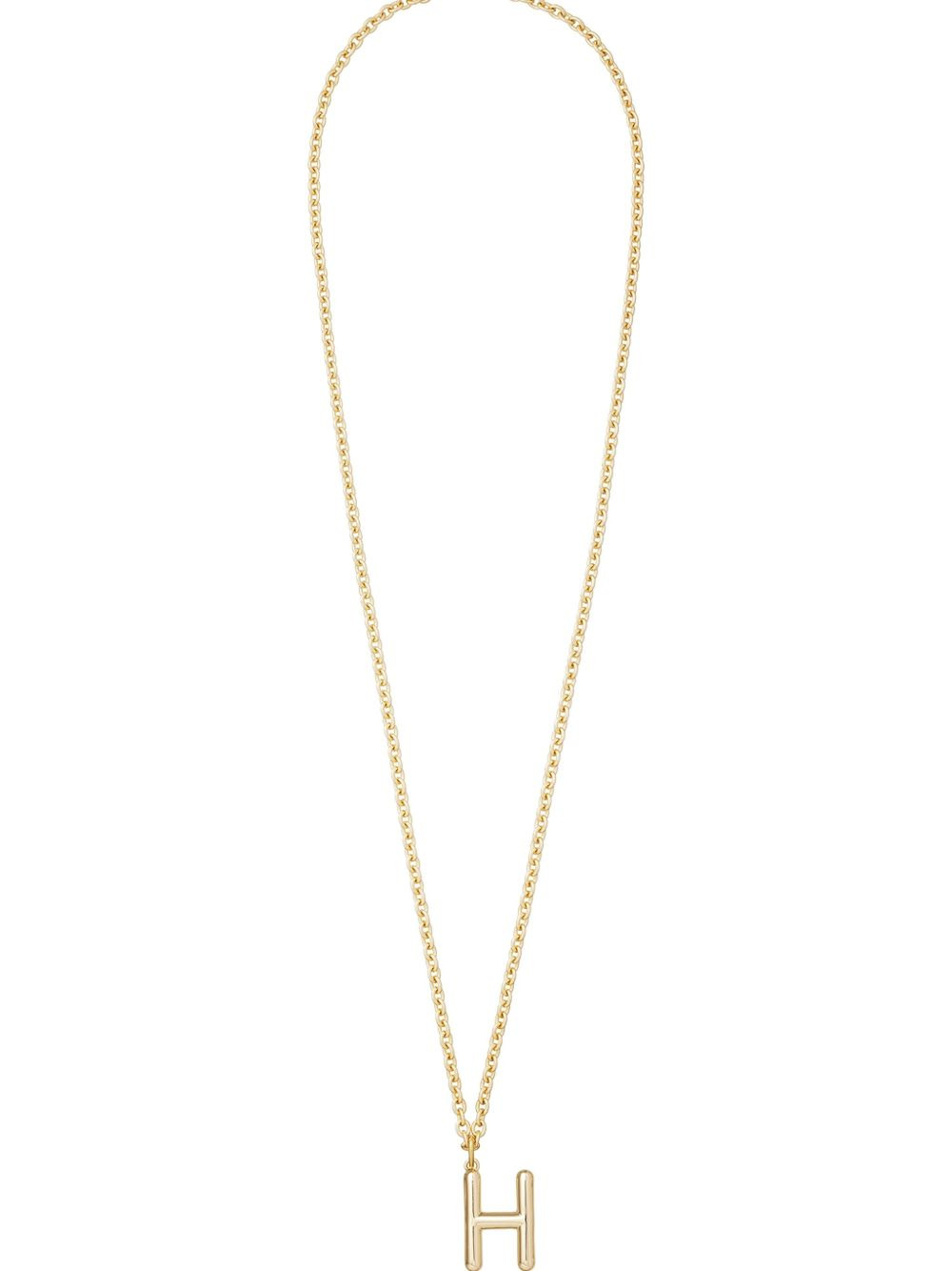 Big Puffy Initial necklace - 2