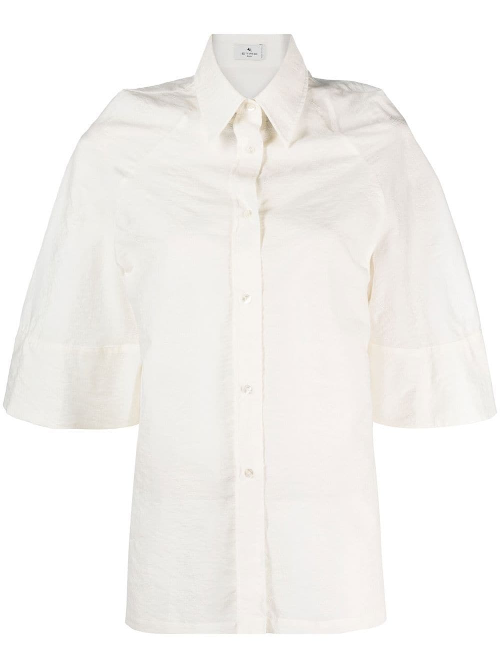 embroidered tonal shirt - 1