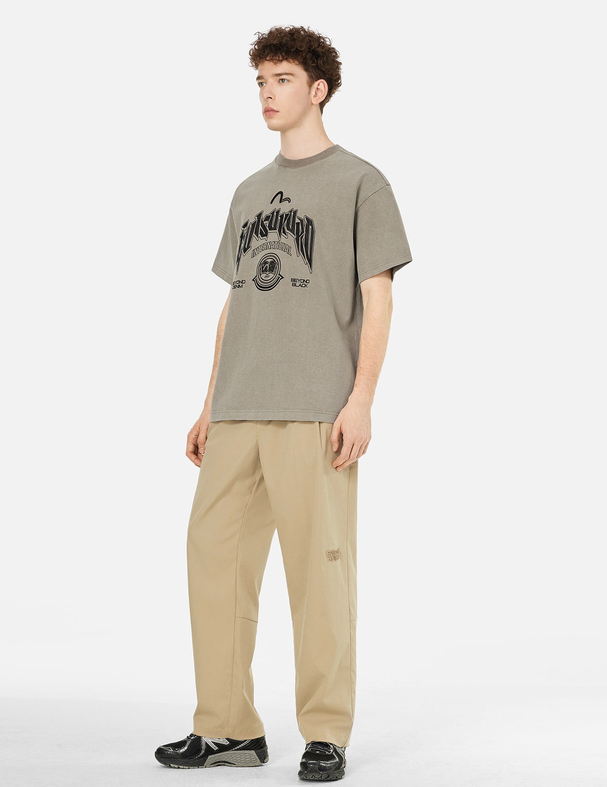 Distressed Wash Relax Fit T-shirt - 3