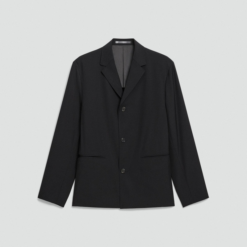 Three-Button Blazer in Stretch Wool 1