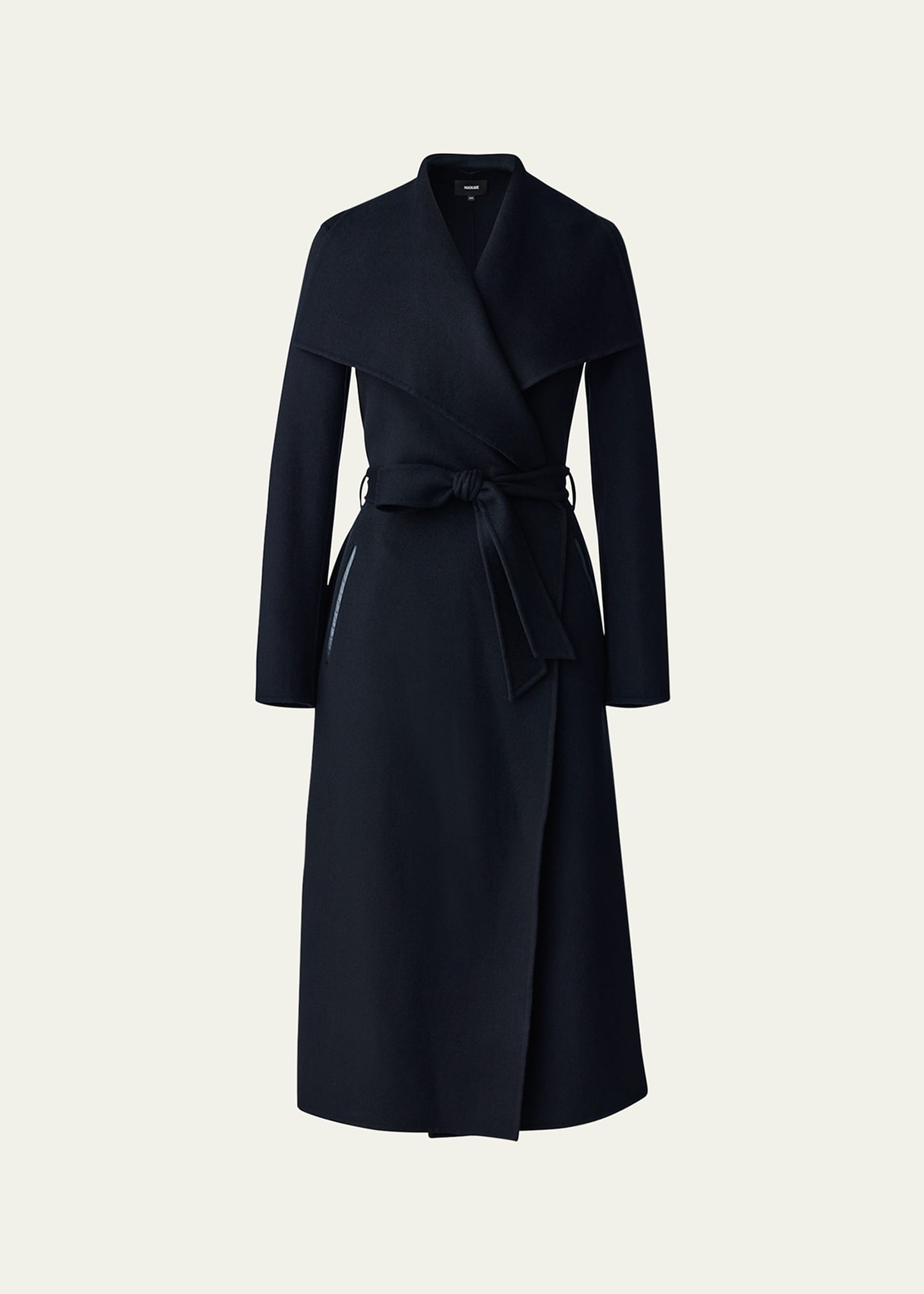 Mai Wool Belted Wrap Coat - 1
