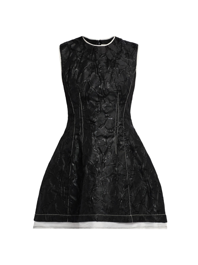 Women's Audrina Floral Sleeveless Minidress - Black 1