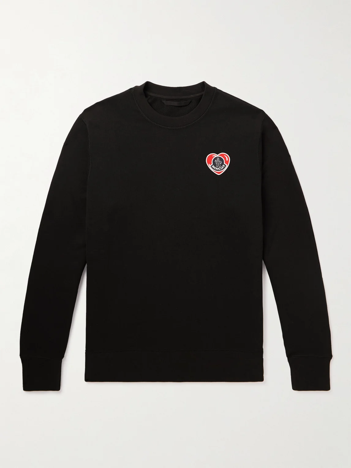 Logo-Appliquéd Cotton-Jersey Sweatshirt - 1