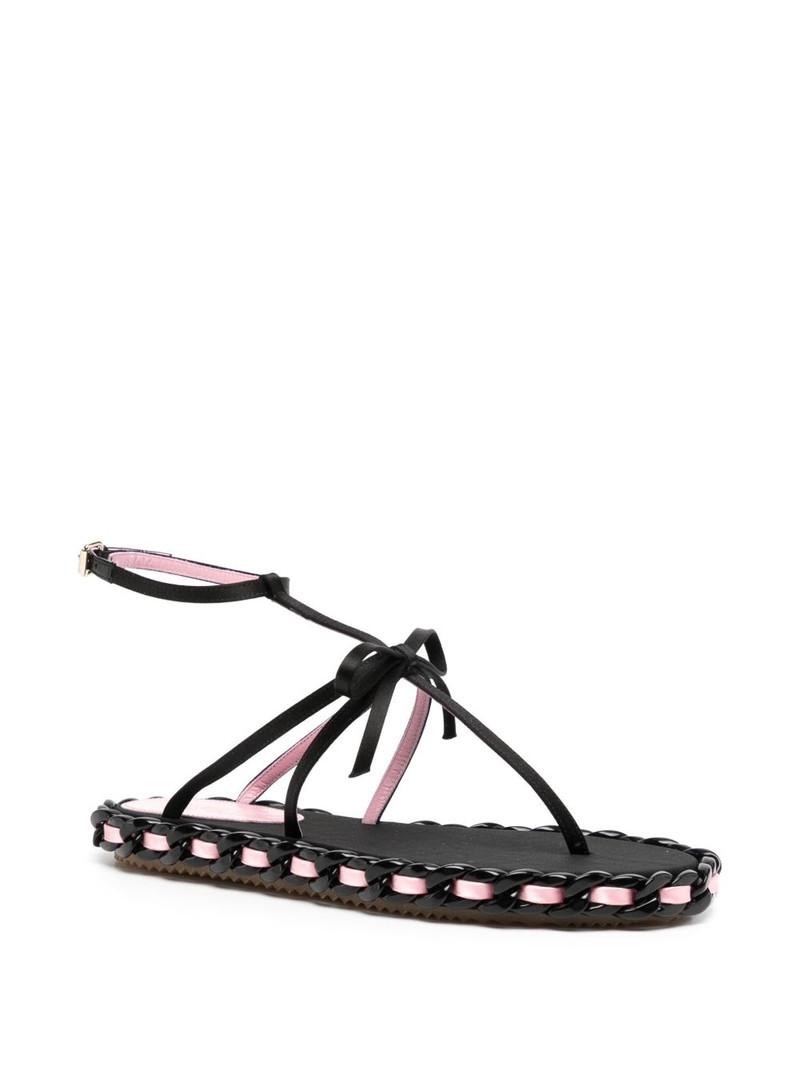 GIAMBATTISTA VALLI chain sandals outlook