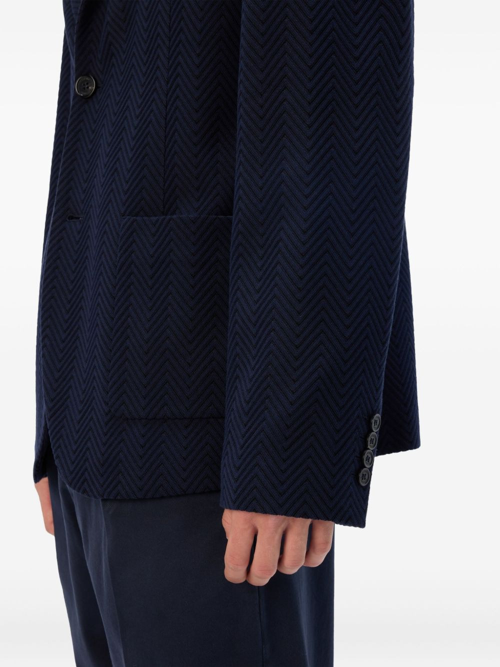 herringbone blazer - 4