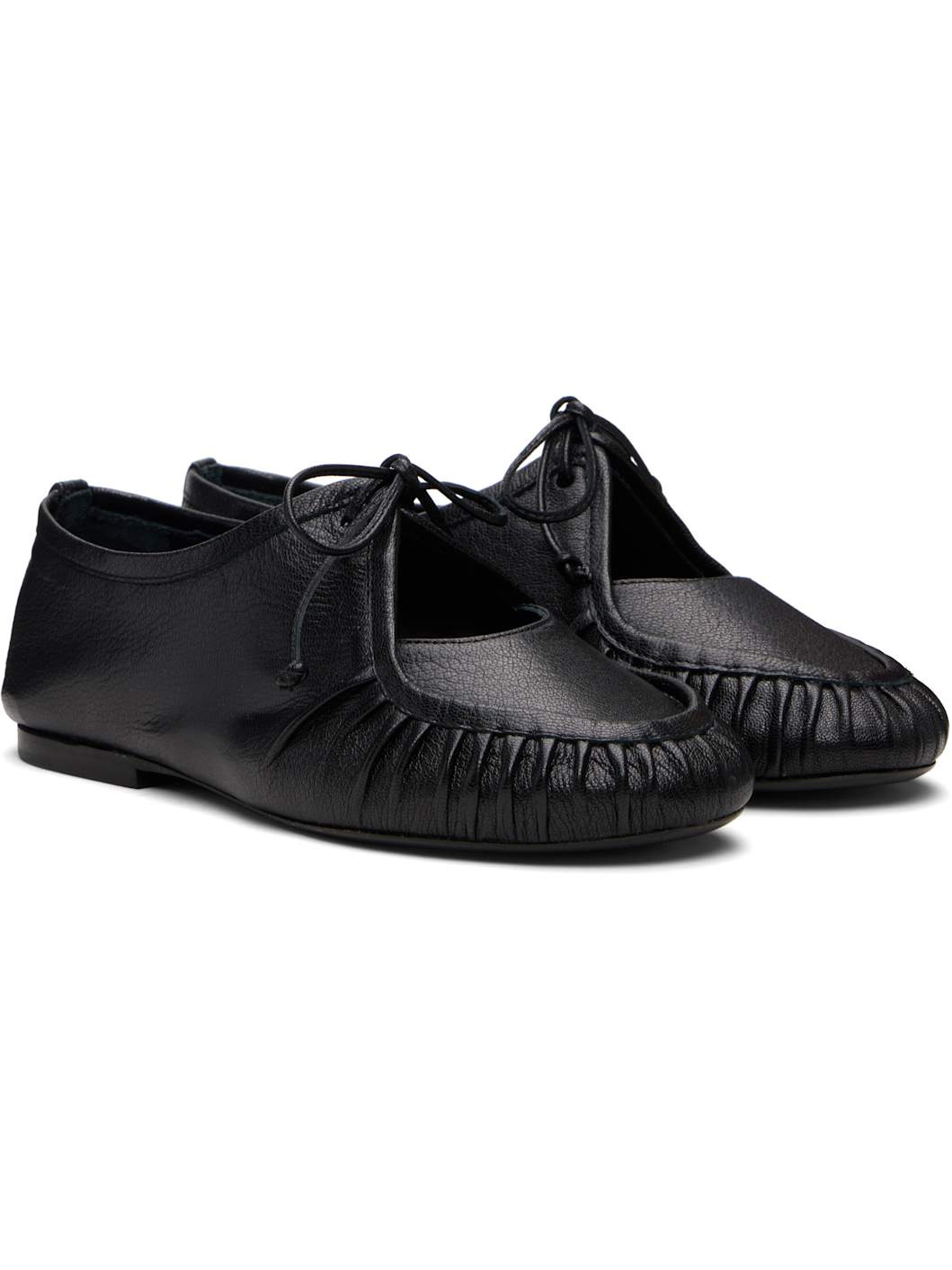Black Coveta Supple Shiny Loafers - 4