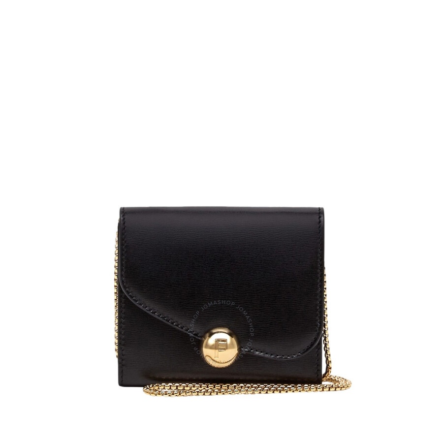 Open Box - Ferragamo Asymmetrical Flap Compact Wallet - 1