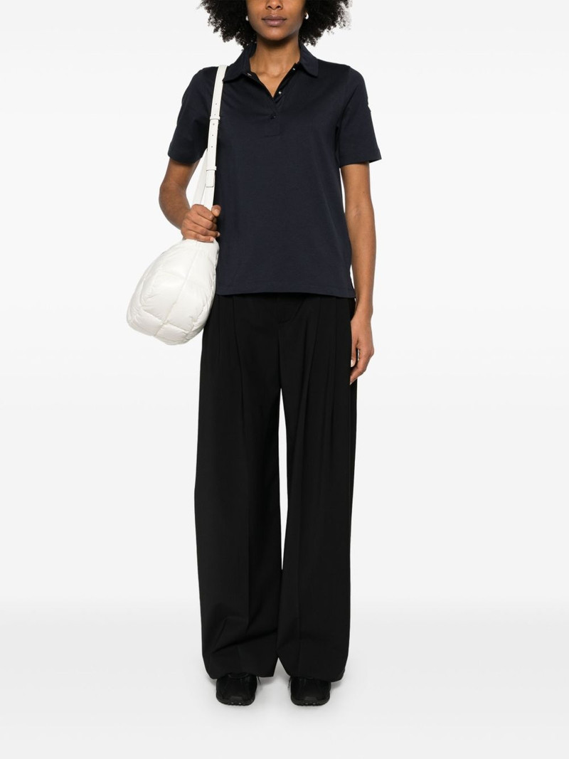 Moncler logo-patch polo shirt outlook