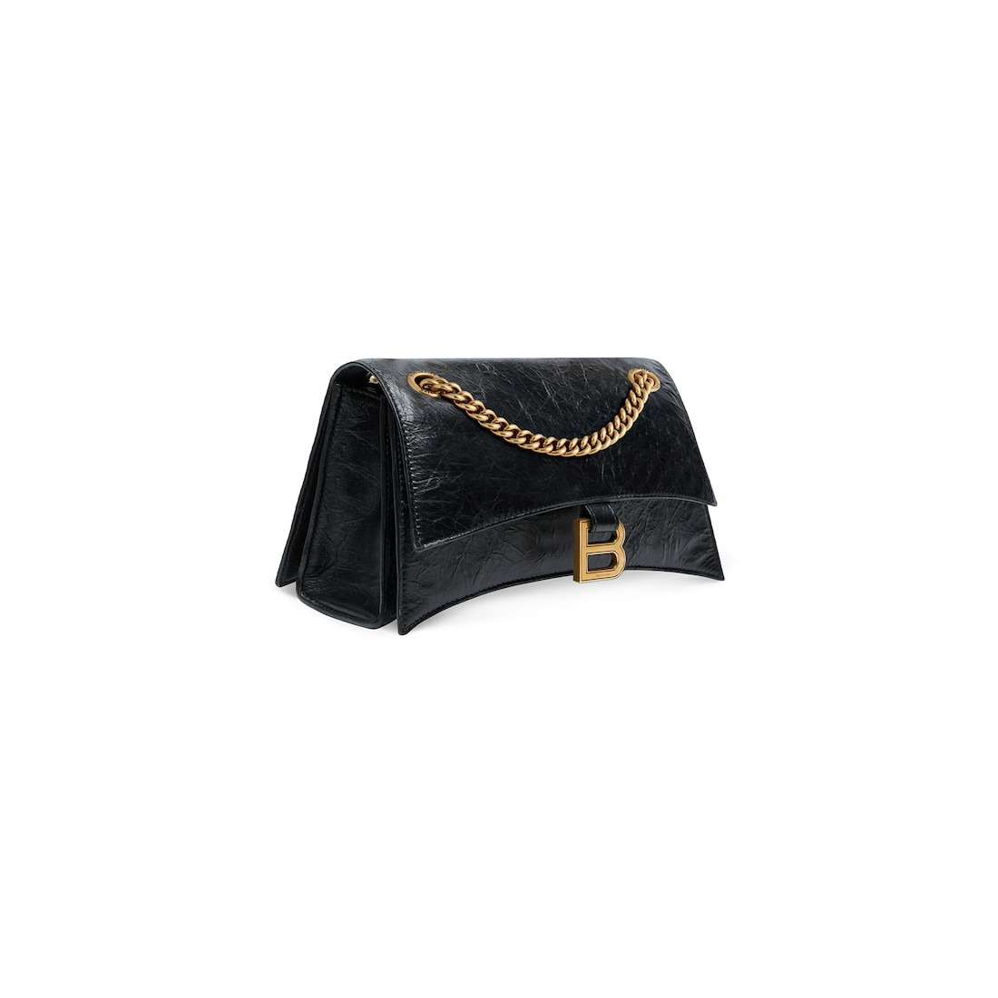 Women's Crush Small Chain Bag  in Black - 2