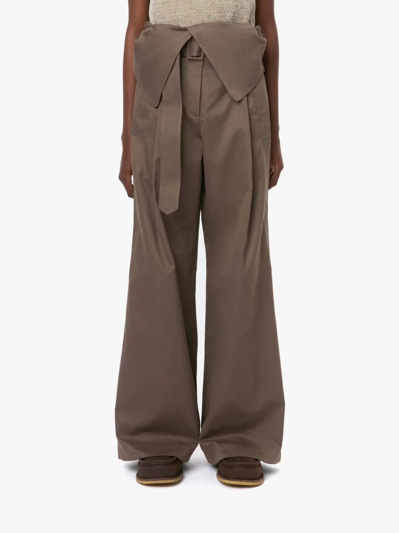 JW Anderson FOLD OVER TRENCH TROUSERS outlook