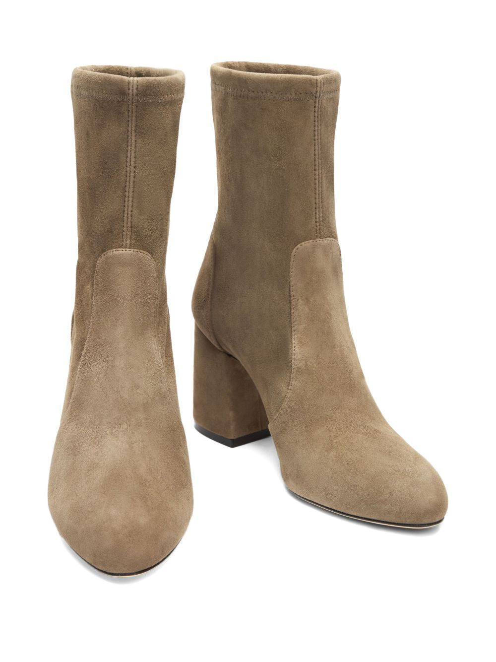 85mm Essencialist Stretch suede ankle boots - 5
