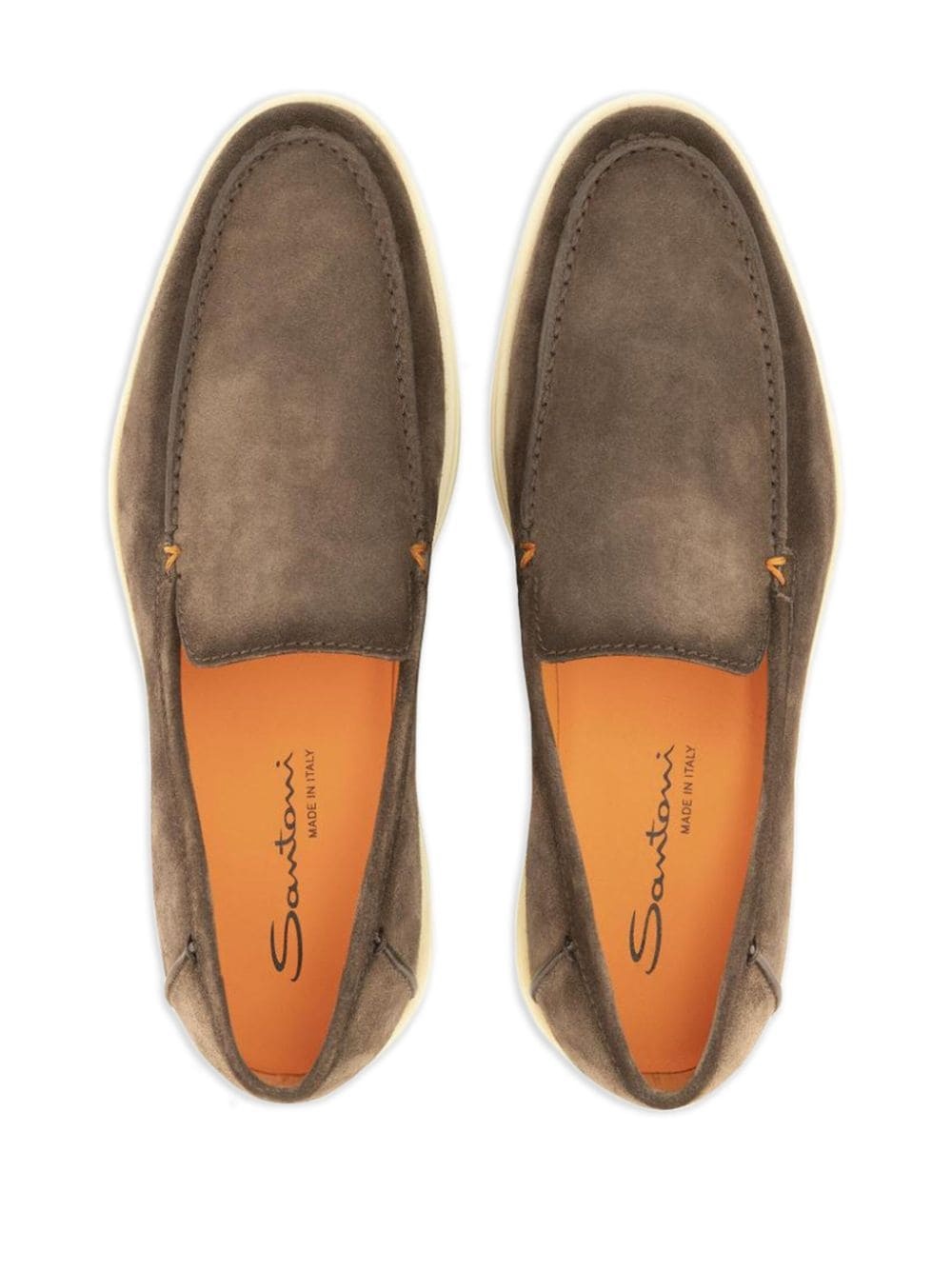 suede slip-on loafers - 4