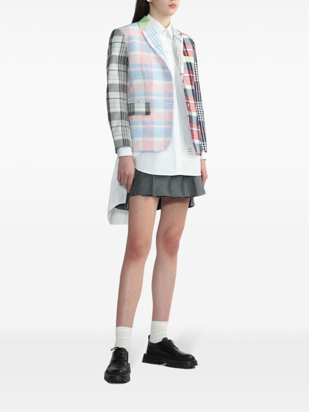 4-Bar pleated miniskirt - 2