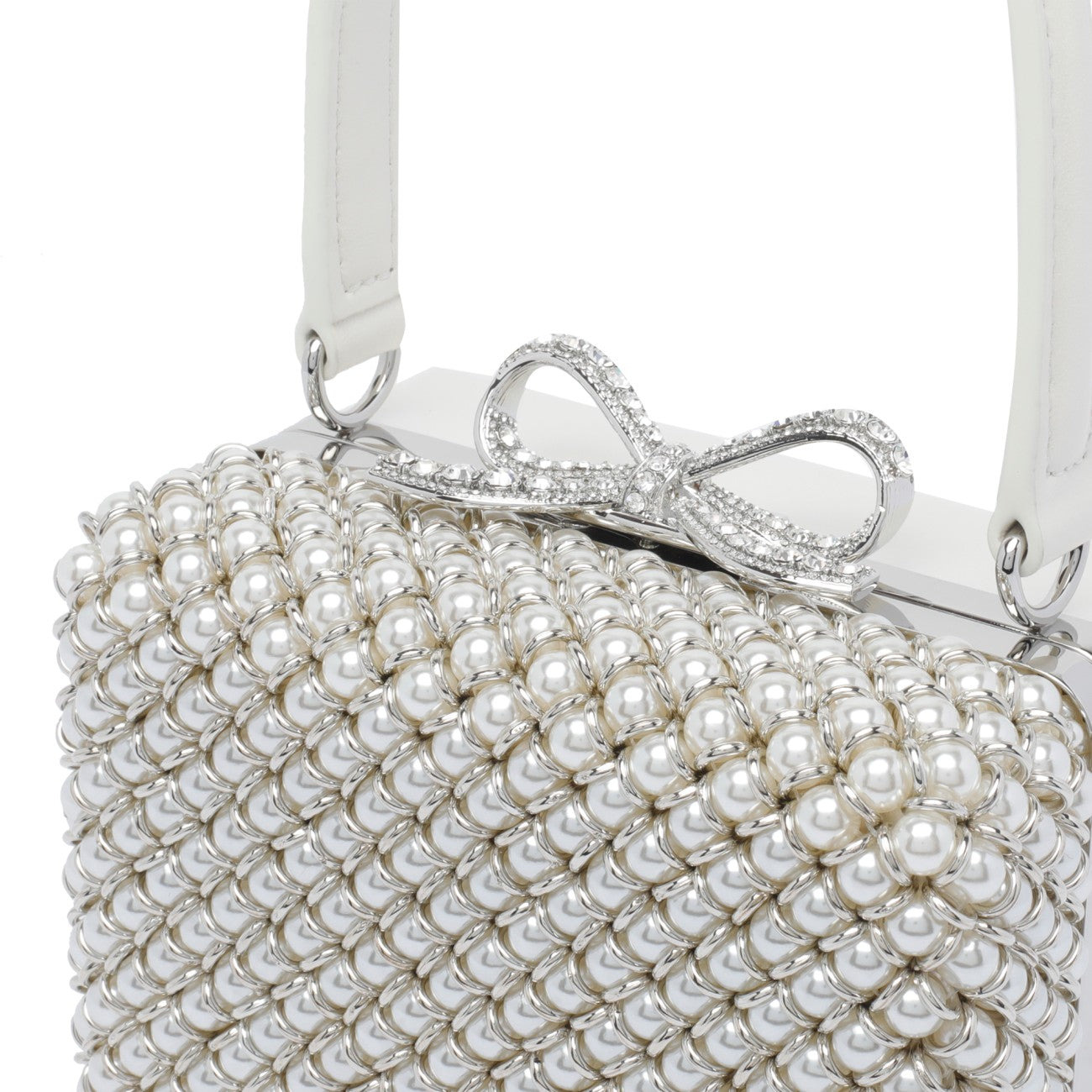 Self Portrait Women Micro Pearl Embellished Handbag - 4