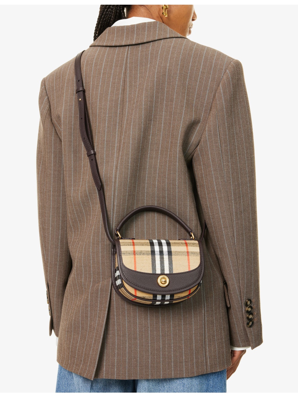 Mini Highlands Check Coated Cotton-Blend Cross-Body Bag - 2