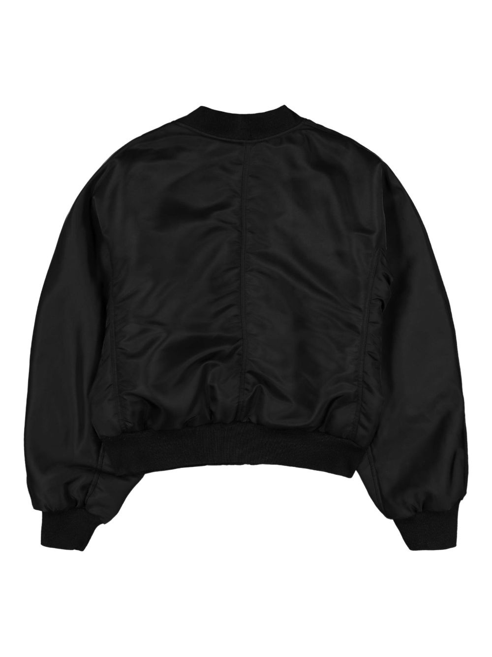 logo-motif bomber jacket - 3