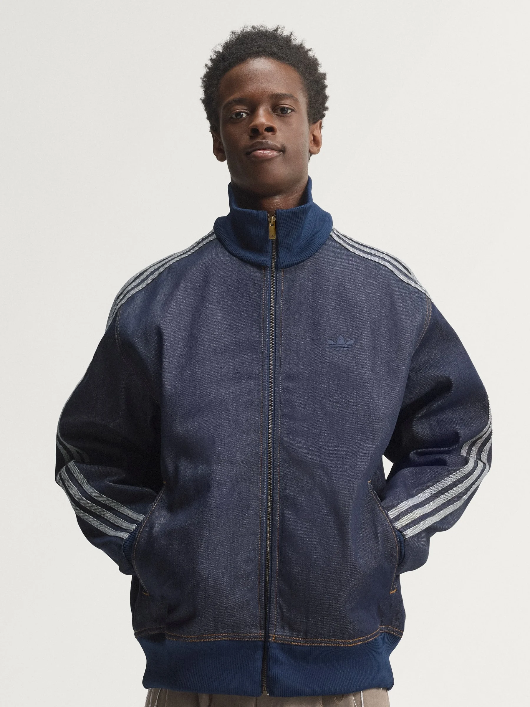 FIREBIRD ADICOLOR RAW DENIM TRACK TOP - 1