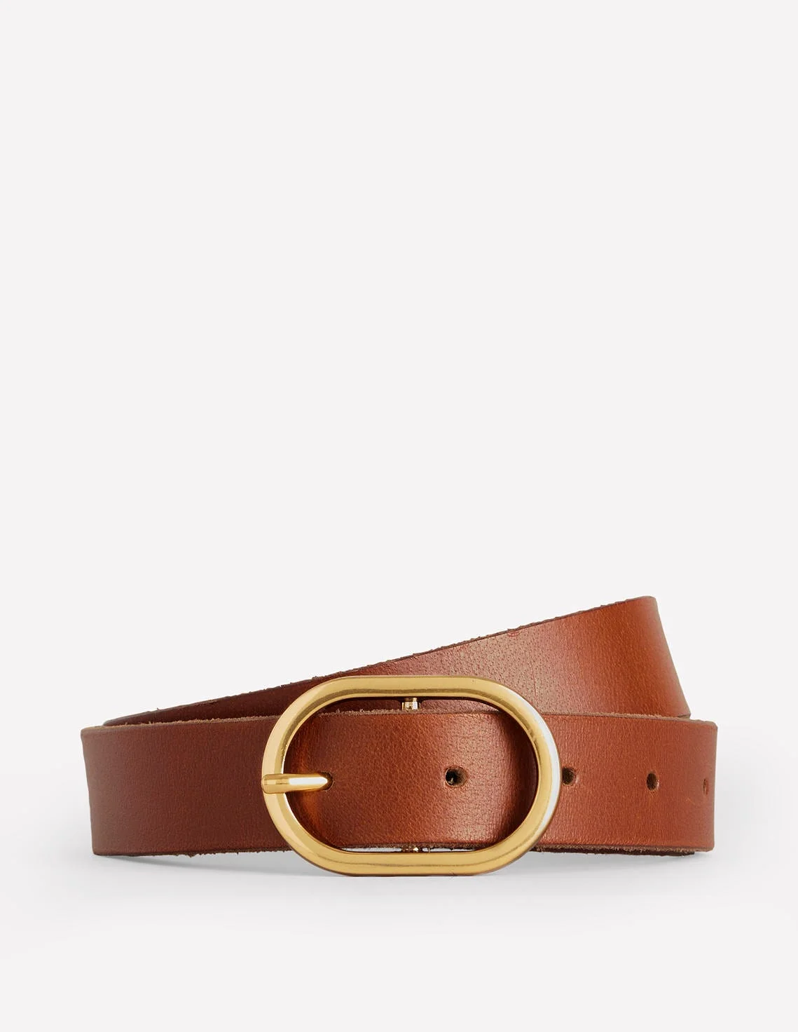 Classic Leather Belt-Tan - 1
