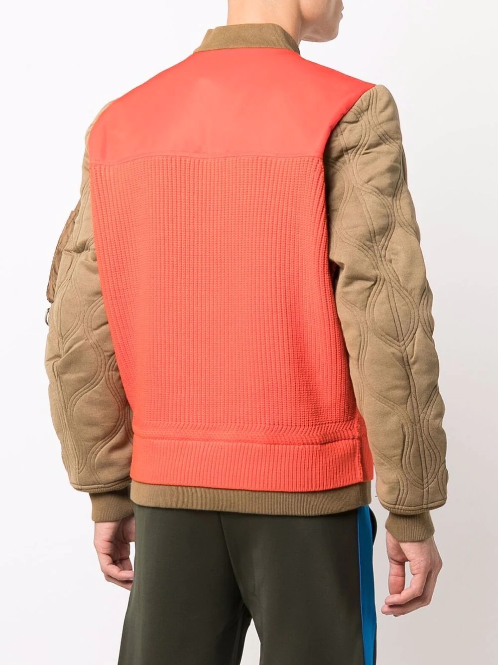 panelled bomber jacket - 4