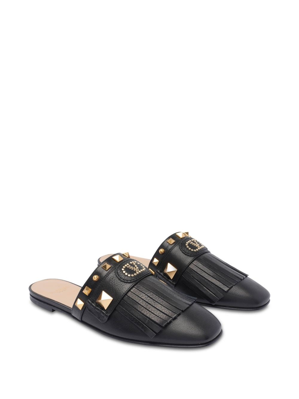 leather slides - 2