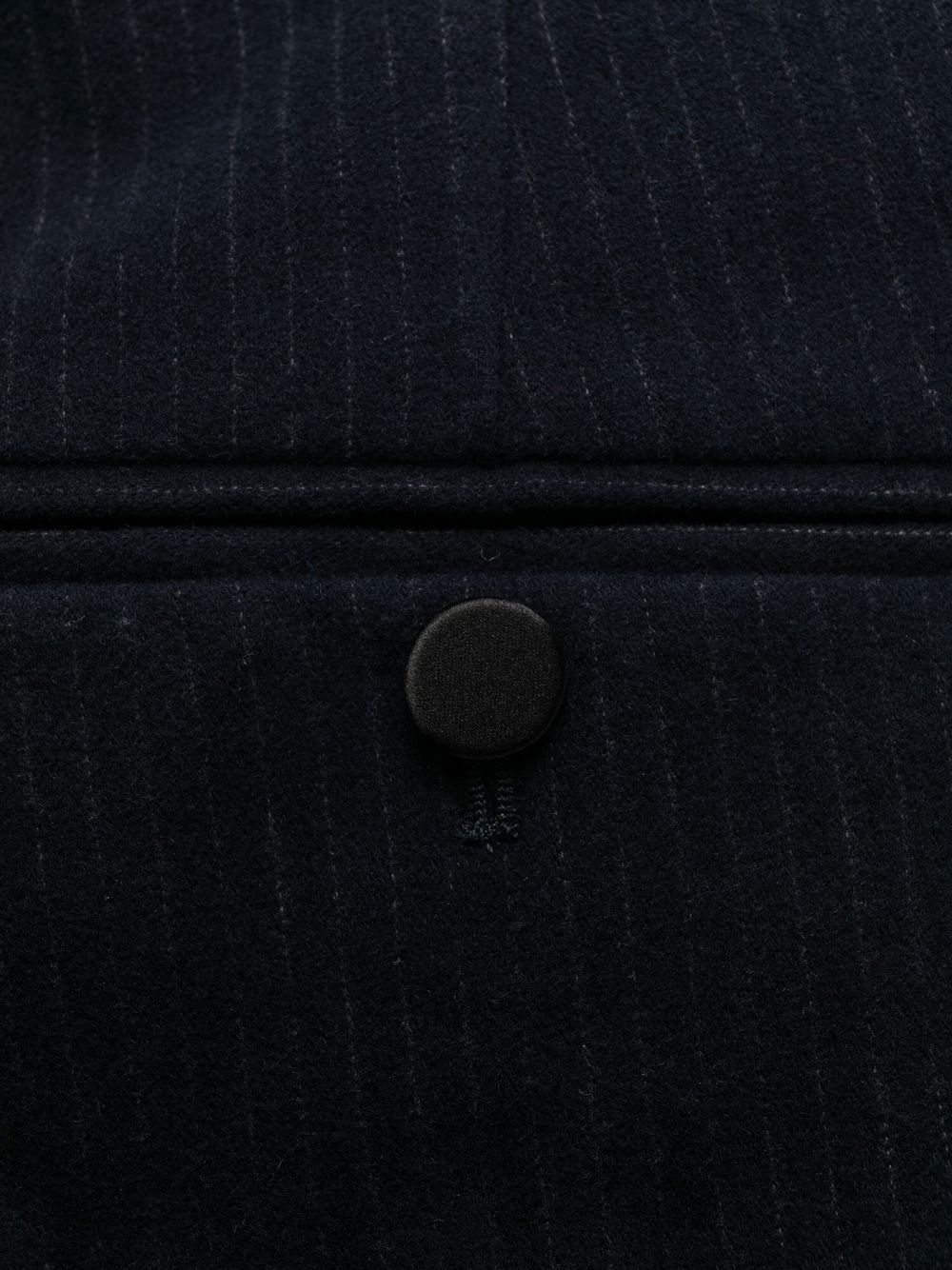 pinstripe tapered trousers - 7