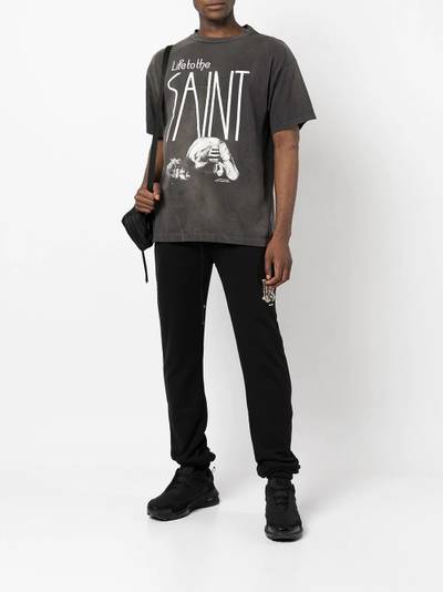 SAINT M×××××× graphic-print cotton T-shirt outlook