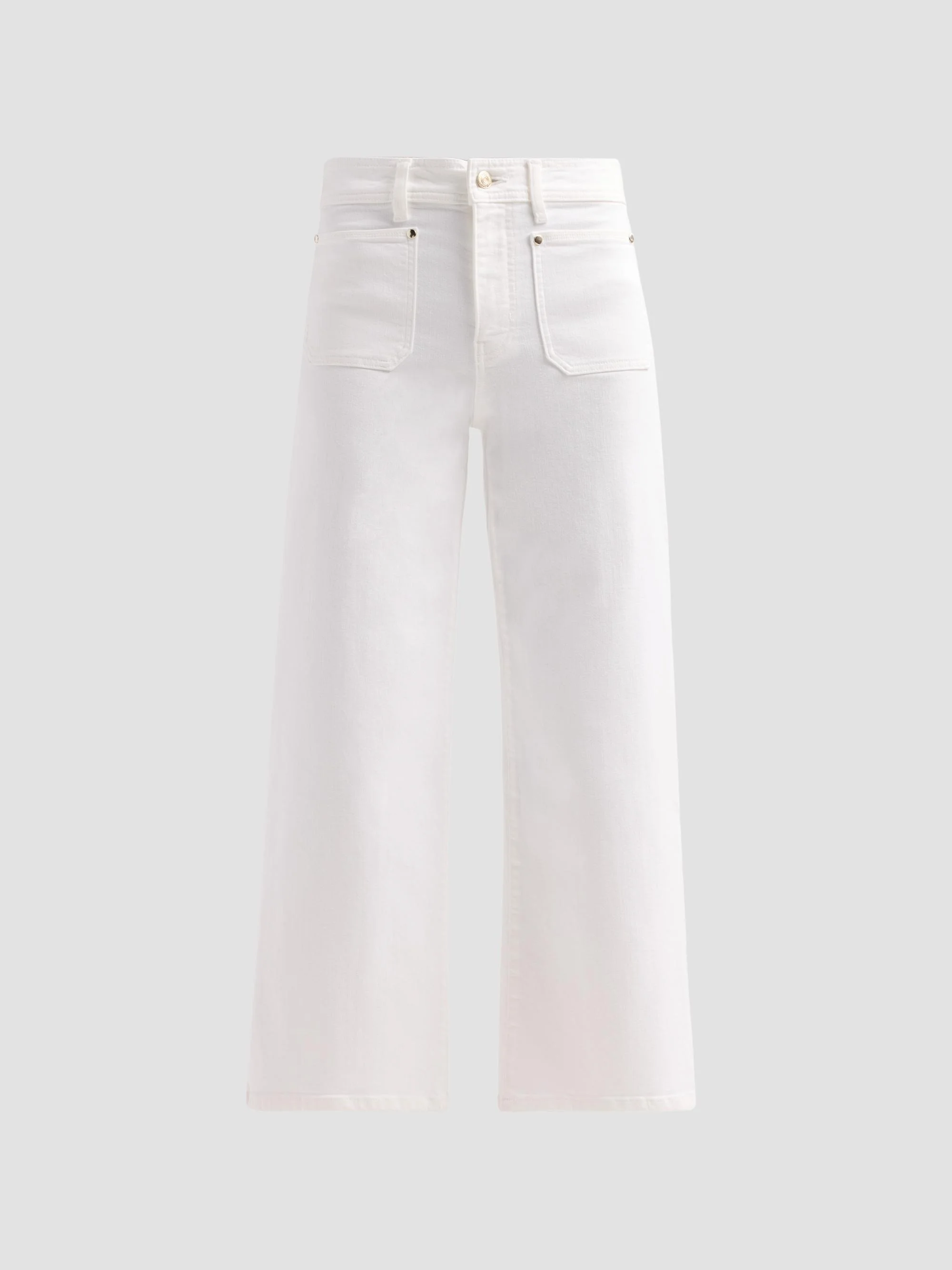Women's Le Slim Palazzo Crop Jeans - Au Natural Clean - 1