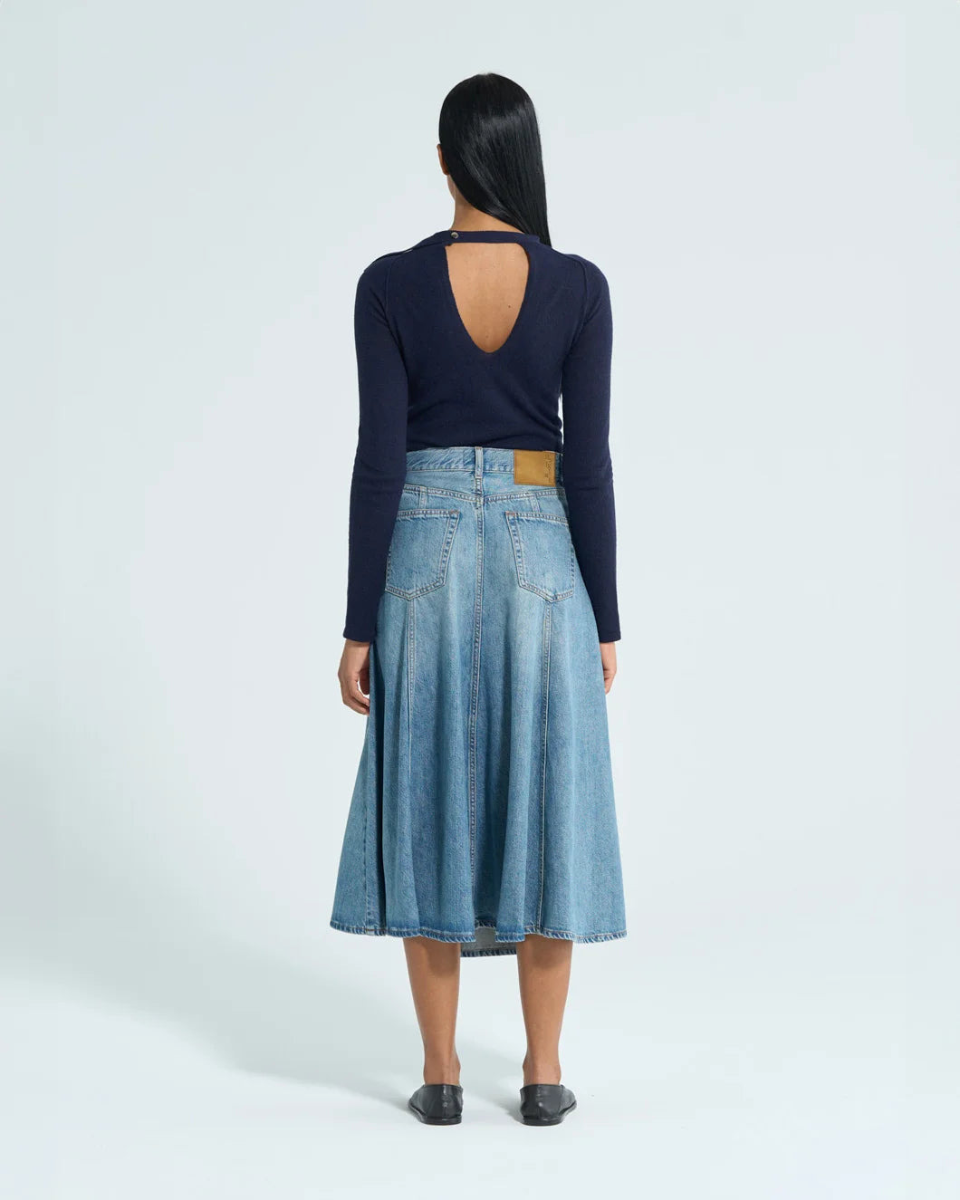MID SERENITY IONIC BLUE SKIRT - 4