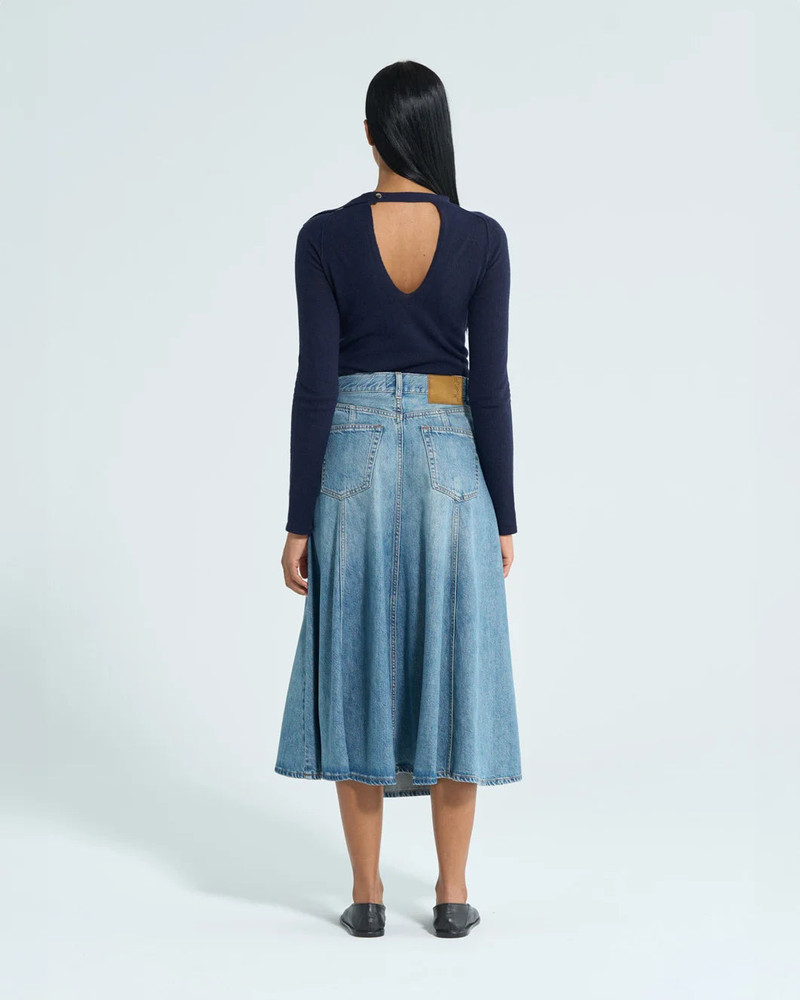 MID SERENITY IONIC BLUE SKIRT 4