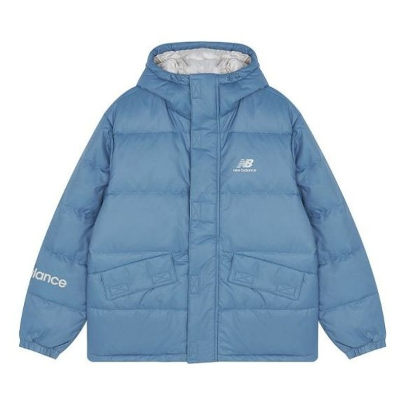 New Balance Logo Down Jacket 'Sky Blue' AMJ13334-WAB - 1