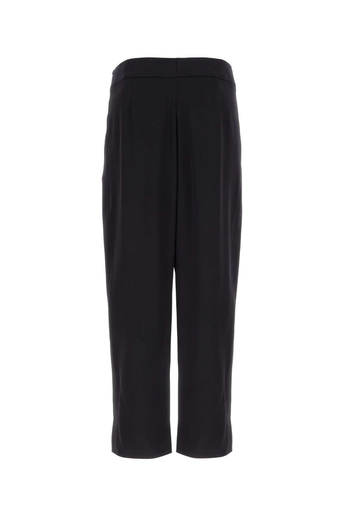 Saint Laurent Men Midnight Blue Crepe Satin Pant - 2