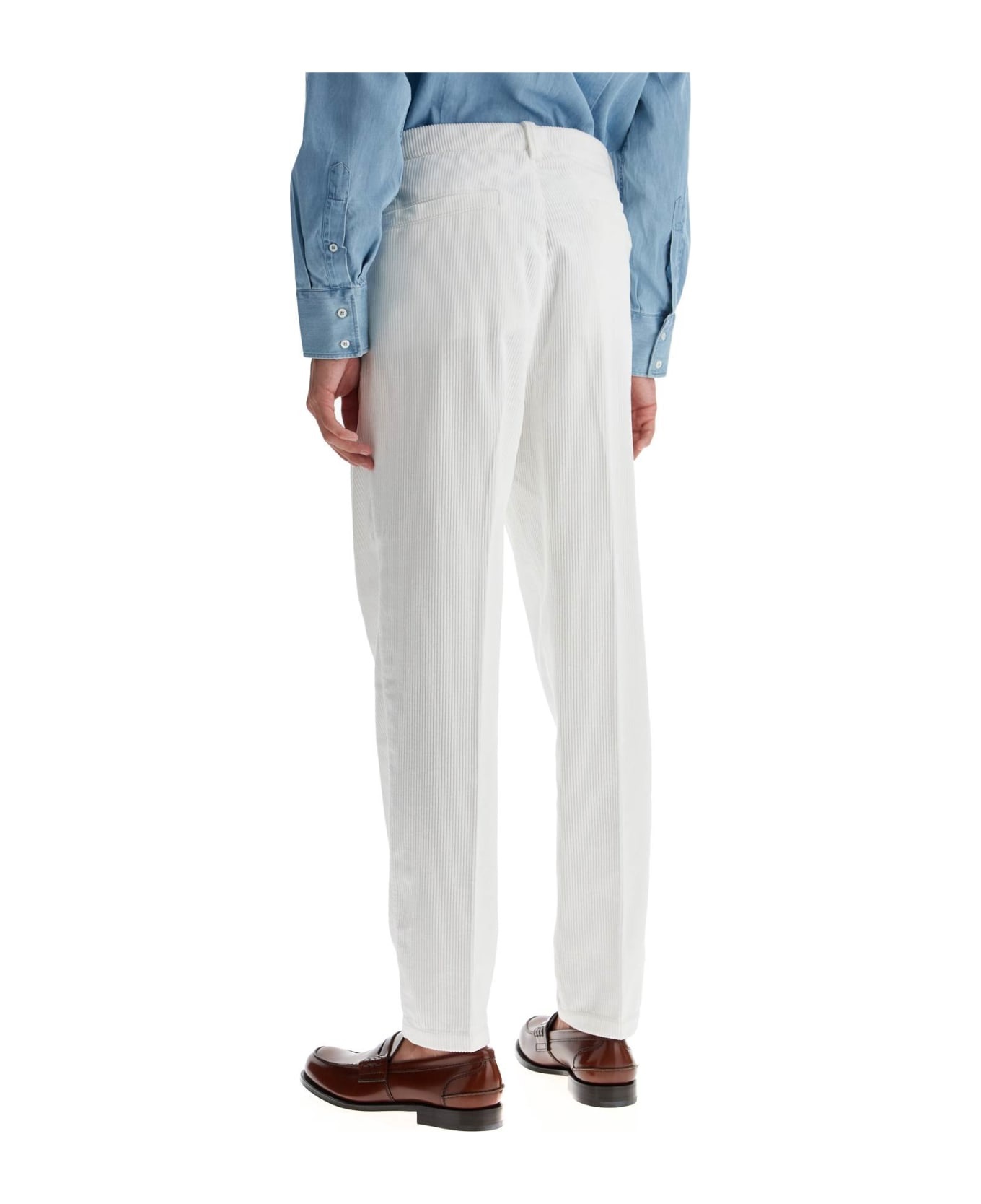 Corduroy Leisure Fit Pants - 3
