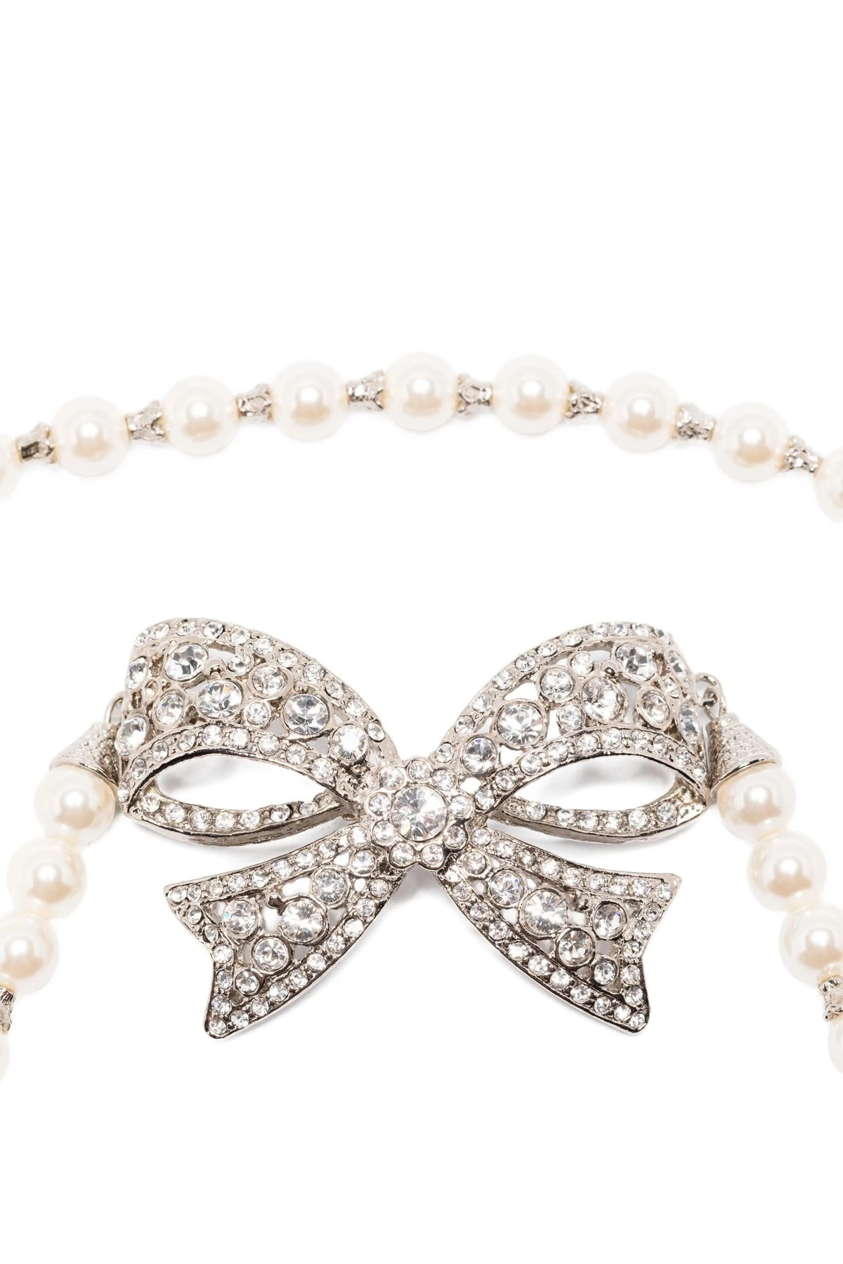 Pearl bow necklace - 3