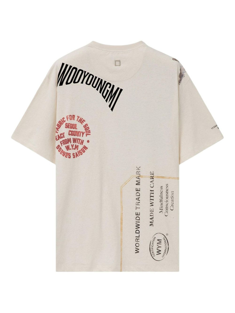 Wooyoungmi graphic-print T-shirt outlook