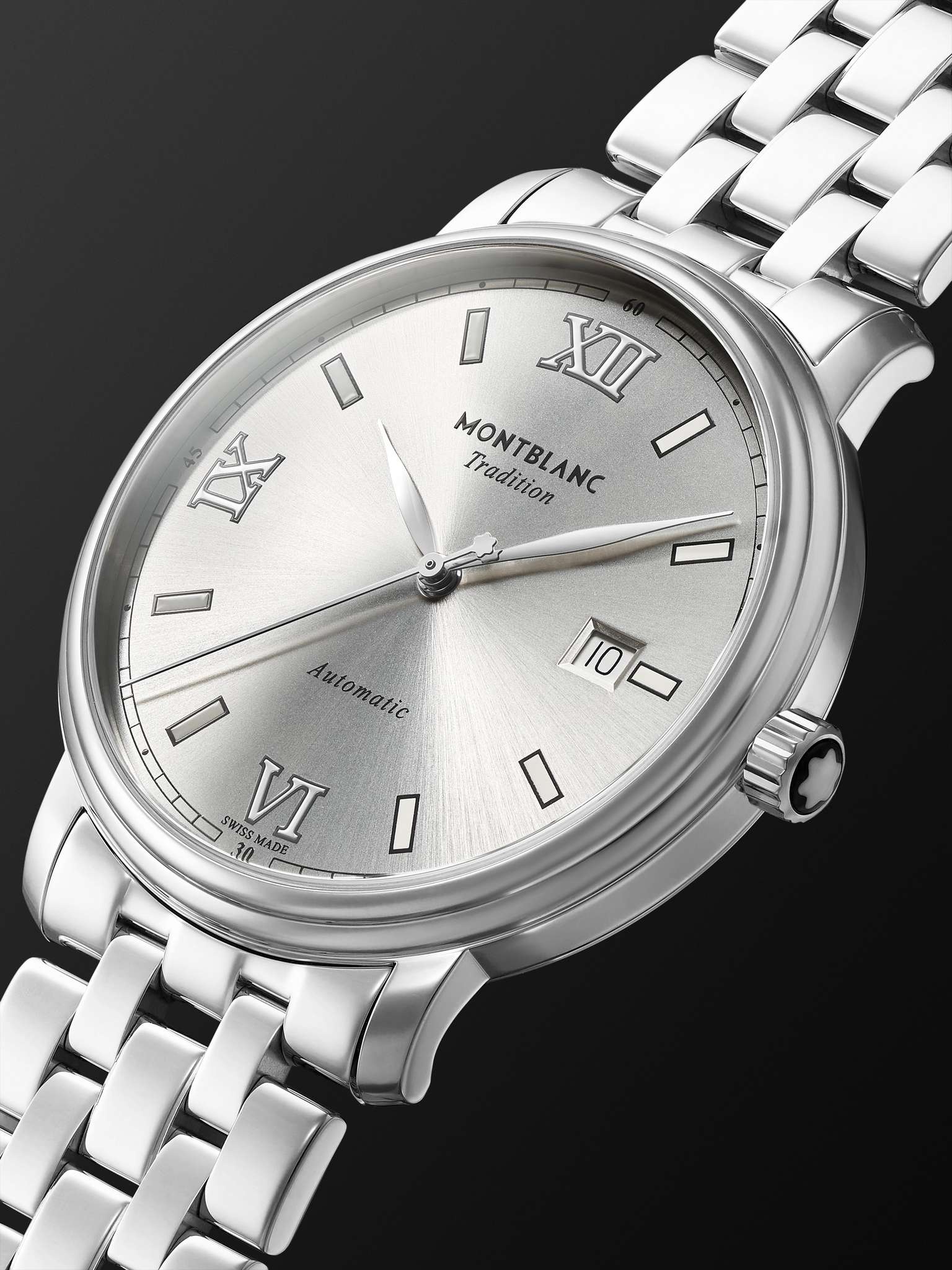 Tradition Automatic Date 40mm Stainless Steel Watch, Ref. No. 127770 - 4