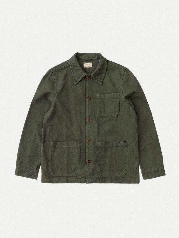 Barney Worker Jacket Olive - 1