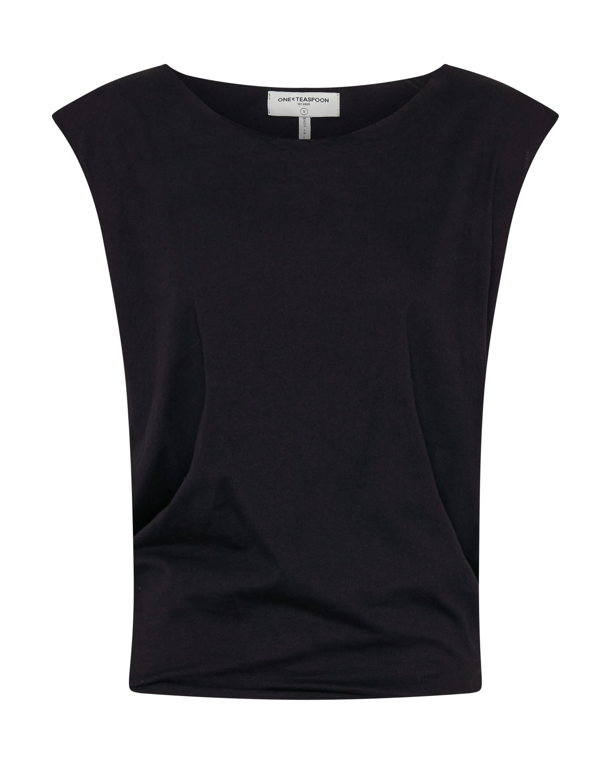 Vintage Tank Top - Black - 1