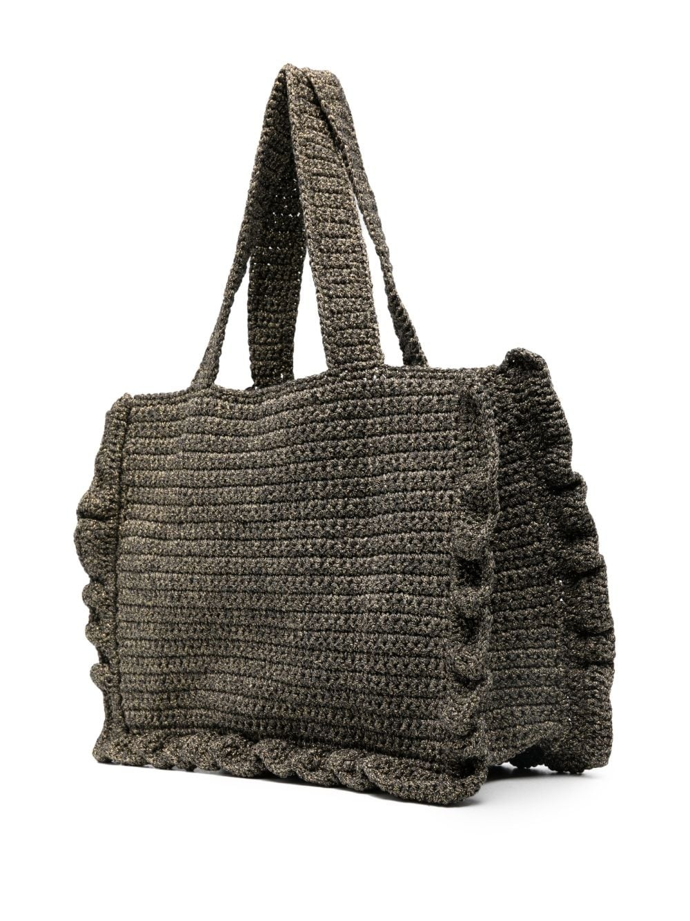 ruffled tote bag - 3