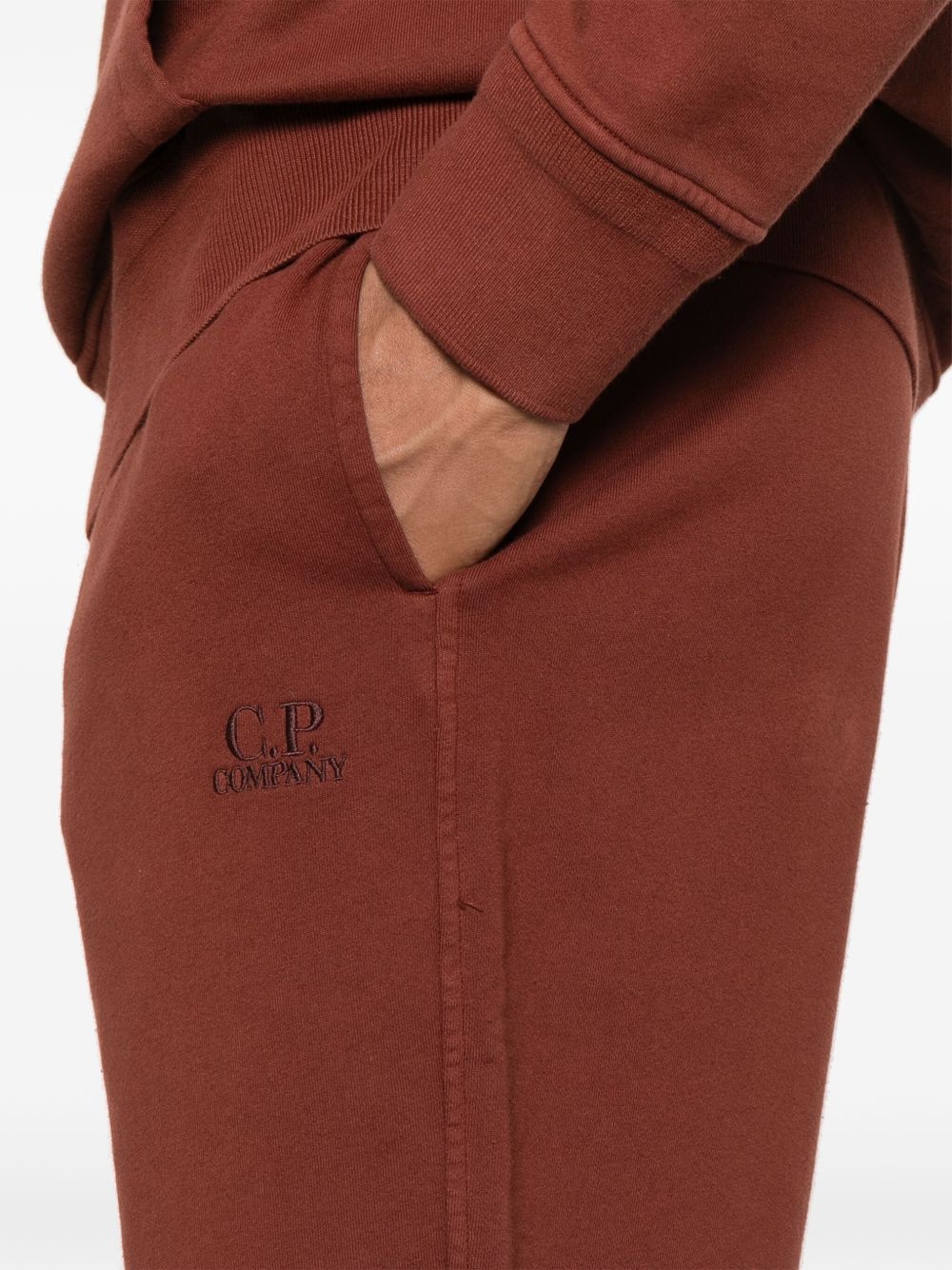 logo-embroidered shorts - 5