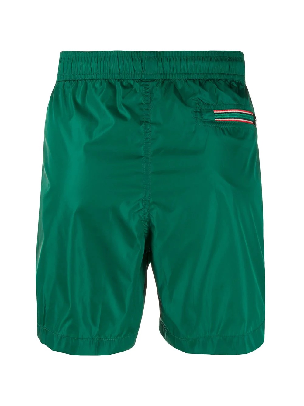 logo-patch swim shorts - 2