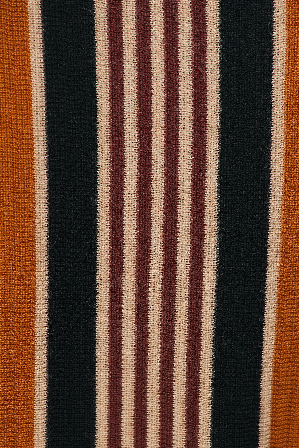 Striped Knit Long Dress - 5