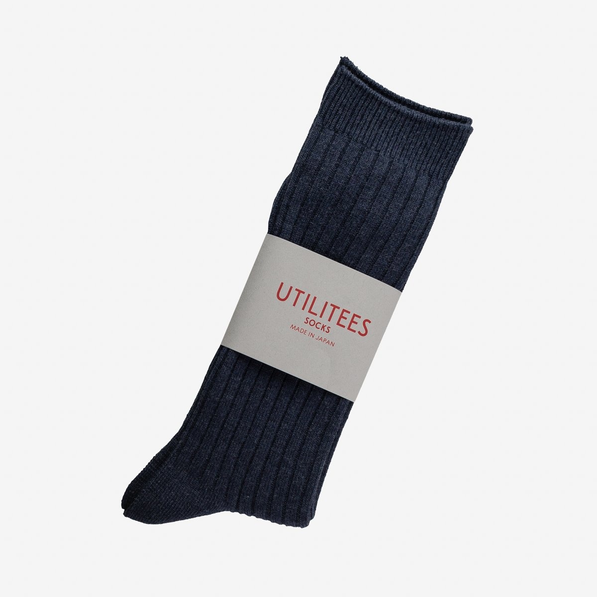 UTCS-NAV UTILITEES Mixed Cotton Crew Socks - Navy - 2